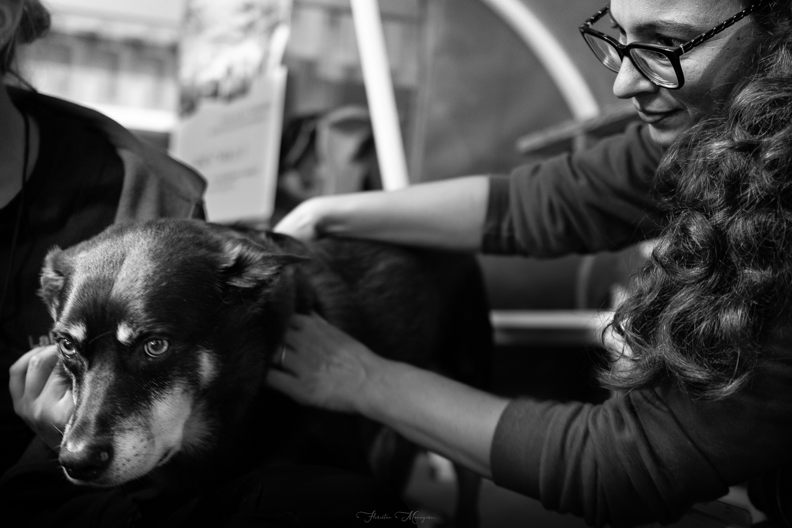 Emeline Thiault réalise une séance de shiatsu sur Looping